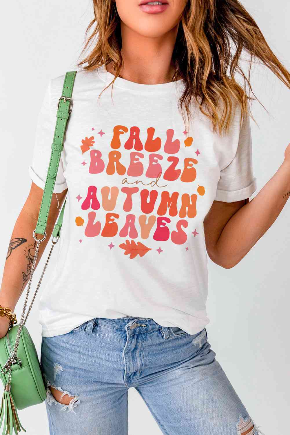 FALL BREEZE FEUILLES D'AUTOMNE T-shirt graphique