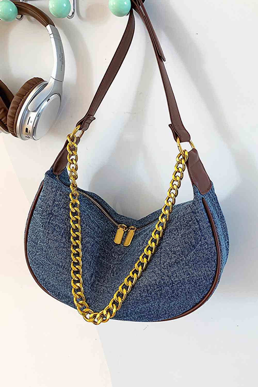 Sac bandoulière en jean