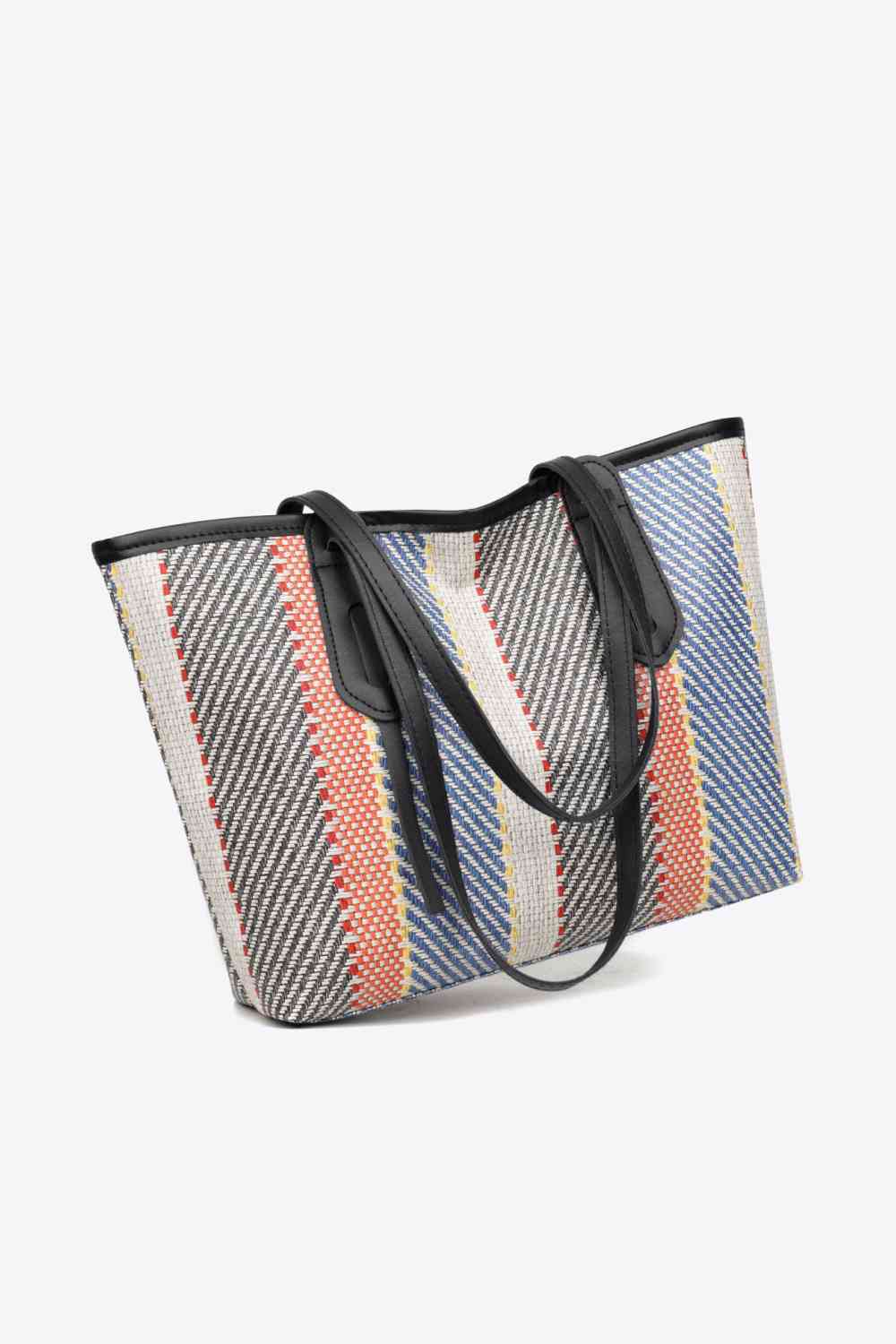 Bolso tote de cuero de PU multicolor