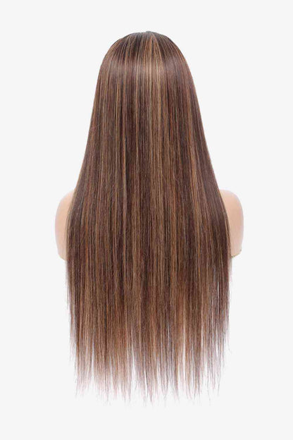 18" 160g Highlight Ombre #P4/27 13x4 Lace Front Wigs Human Virgin Hair 150% Densité