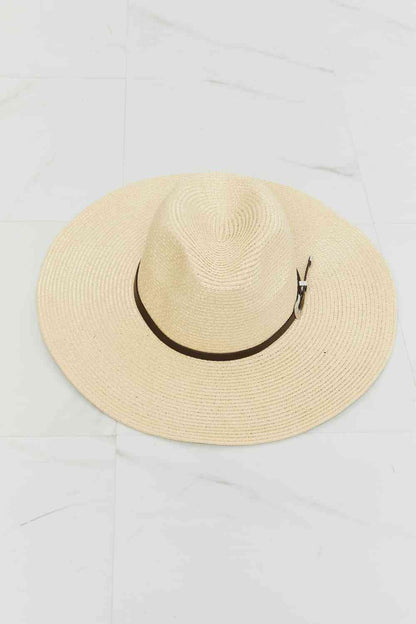 Chapeau Fedora en paille d'été Fame Boho