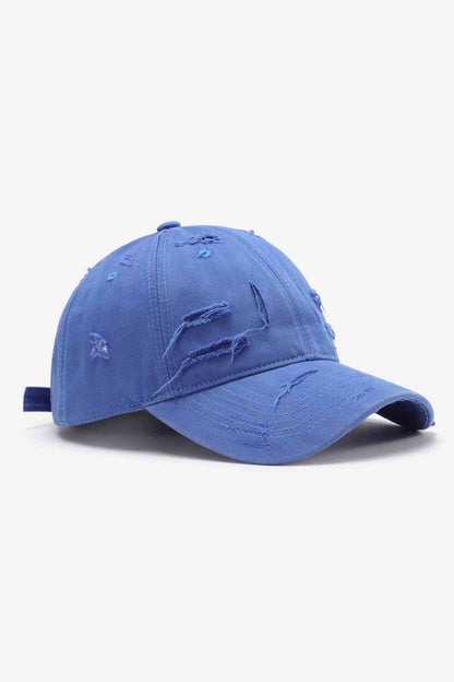 Gorra de béisbol ajustable desgastada