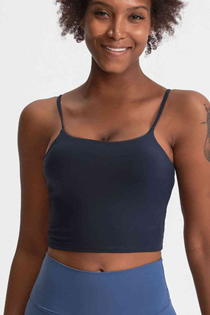 Feel Like Skin - Camisole de sport à encolure dégagée