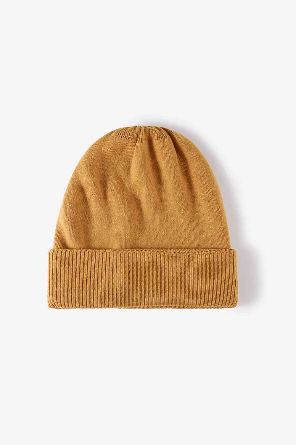 Gorro de punto con puños