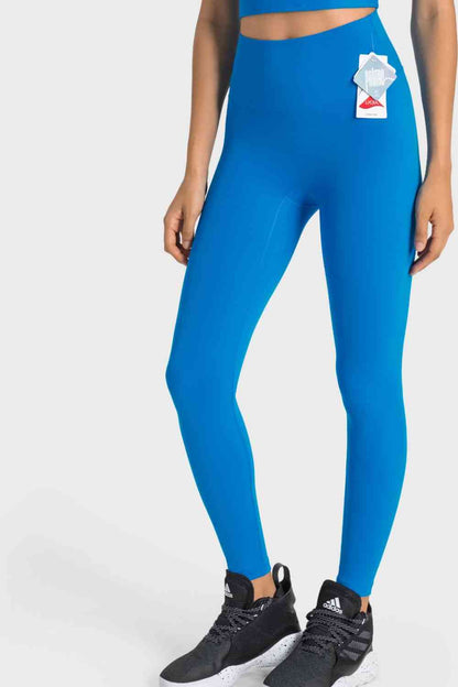 Leggings de yoga con cintura ancha y talle alto