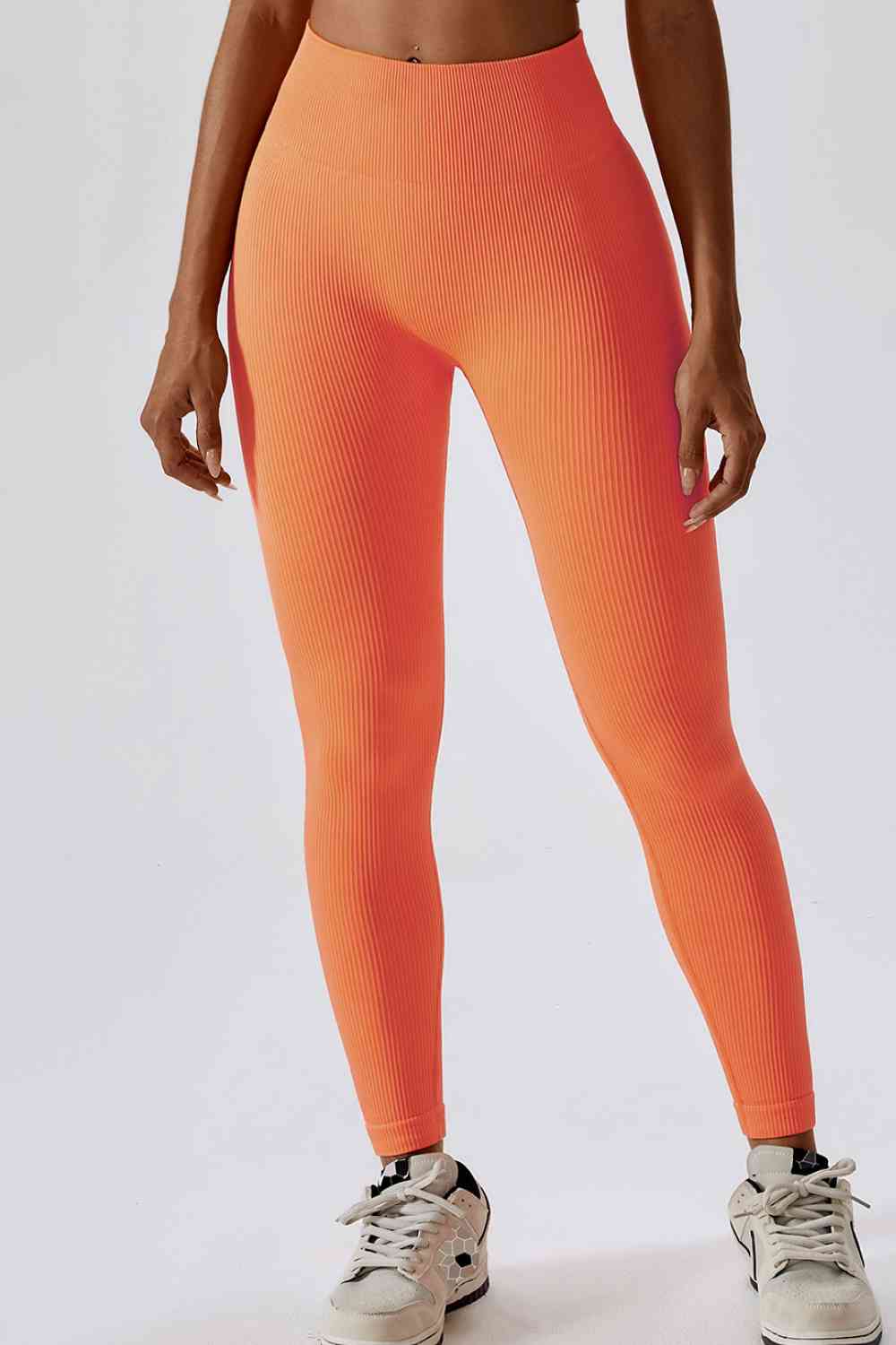 Leggings de sport longs à taille large et coupe ajustée