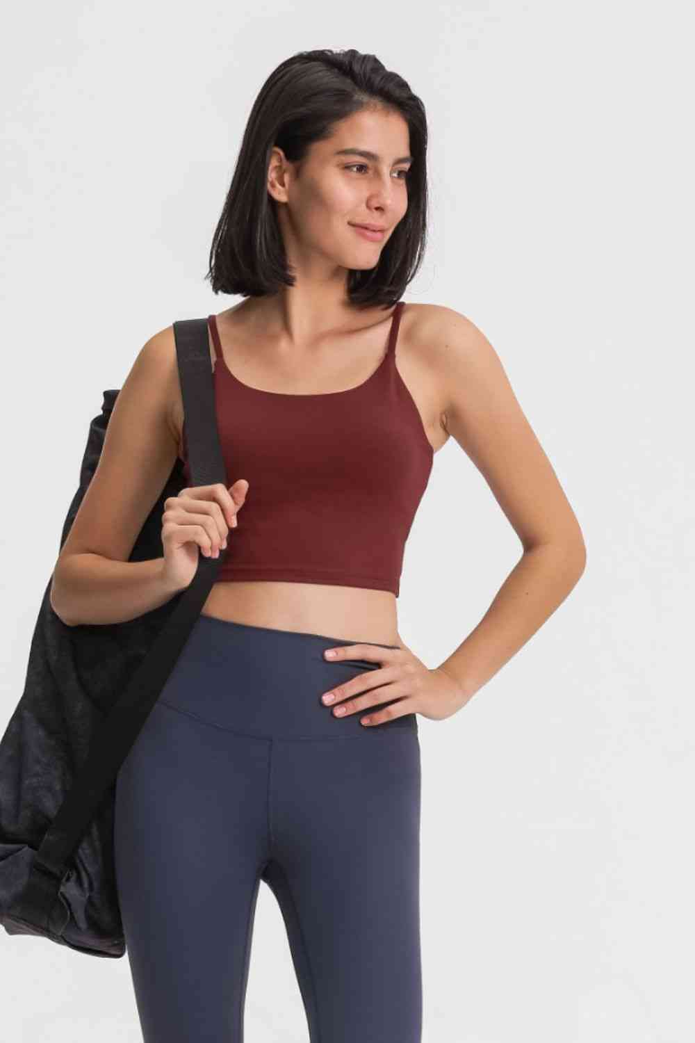 Feel Like Skin - Camisole de sport à encolure dégagée