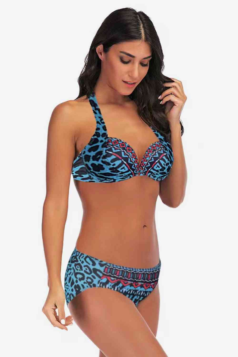 Ensemble bikini léopard