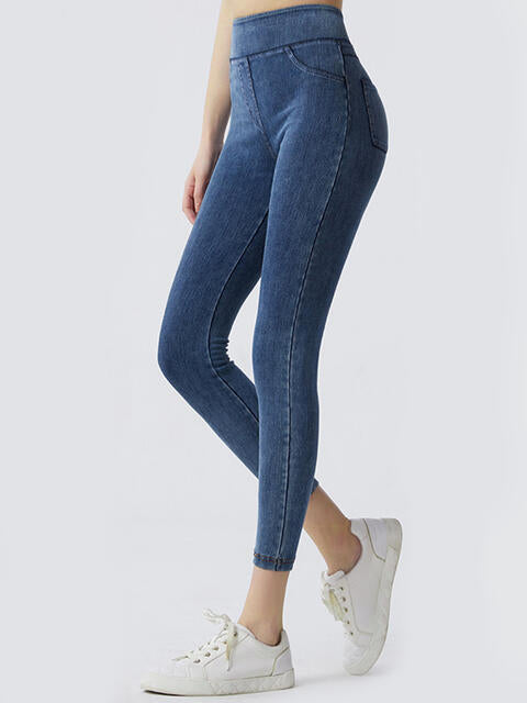 Leggings deportivos con cintura ancha