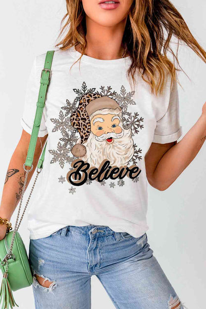 CROYEZ le Père Noël T-shirt graphique