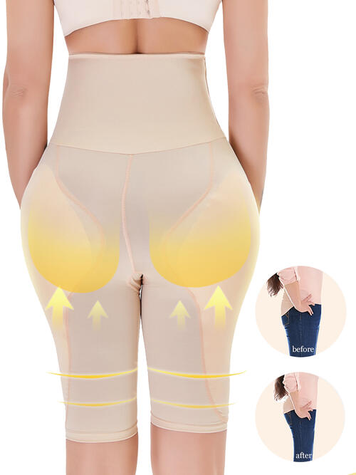 Pantalones cortos moldeadores de elevación de cadera de tamaño completo