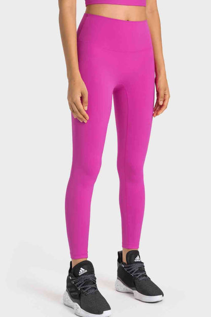 Leggings de yoga con cintura ancha y talle alto