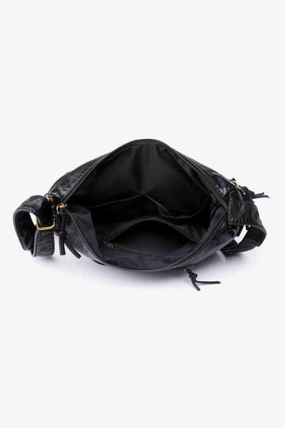 Sac à bandoulière en cuir PU adoré