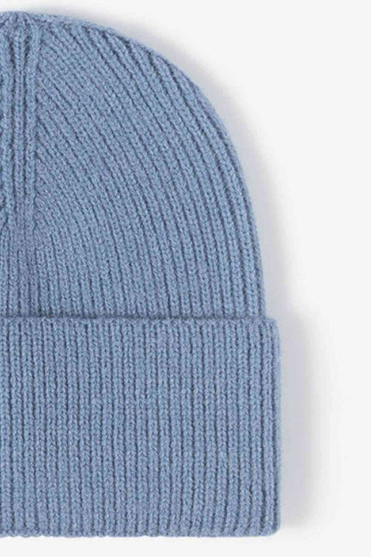 Gorro de punto cálido en días fríos