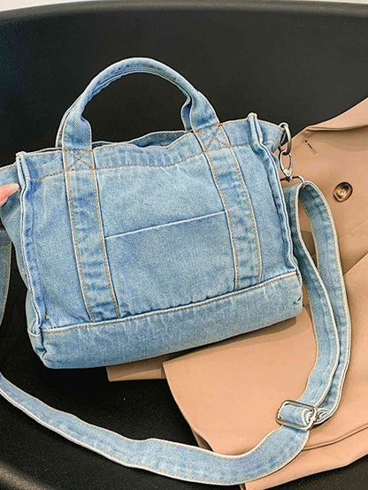 Sac à bandoulière en jean adoré