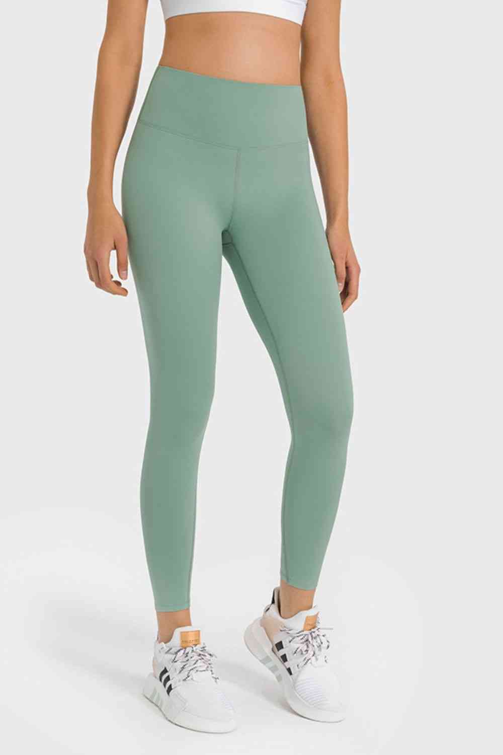 Leggings de yoga de cintura alta hasta los tobillos