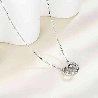 Collier en argent sterling 925 Moissanite