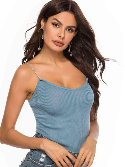 Camisola de punto con cuello en forma de corazón