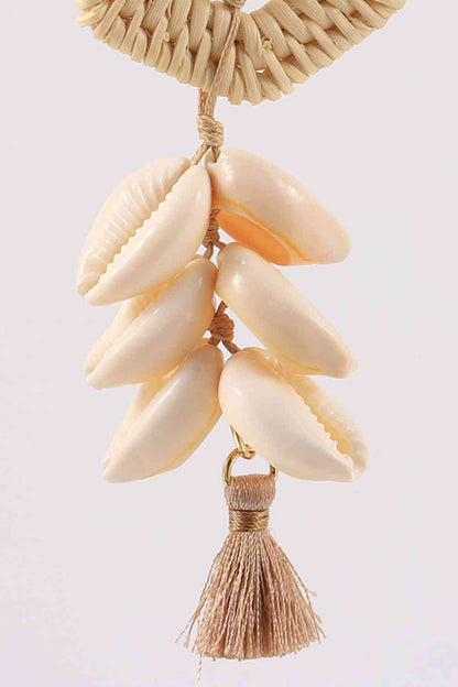 Tassel Shell Copper Earrings