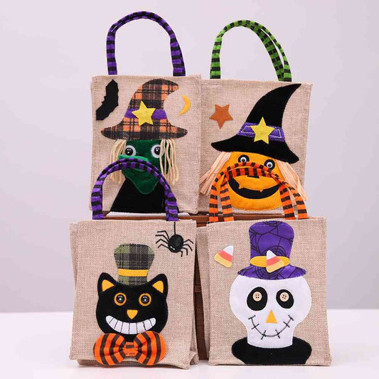 Surtido de bolsos de elementos de Halloween de 2 piezas