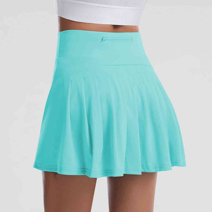 Jupe-short de sport à large ceinture