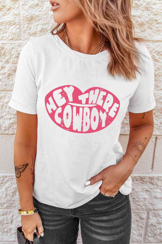 HEY ALL COWBOY Camiseta gráfica