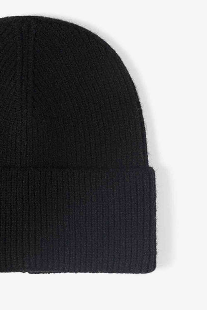 Gorro de punto cálido en días fríos