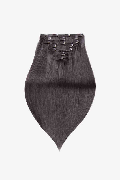 Extensions de cheveux humains indiens à clipser 18" 120 g