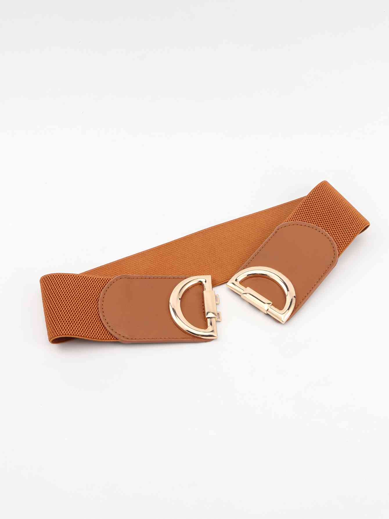 Ceinture élastique à boucle en D