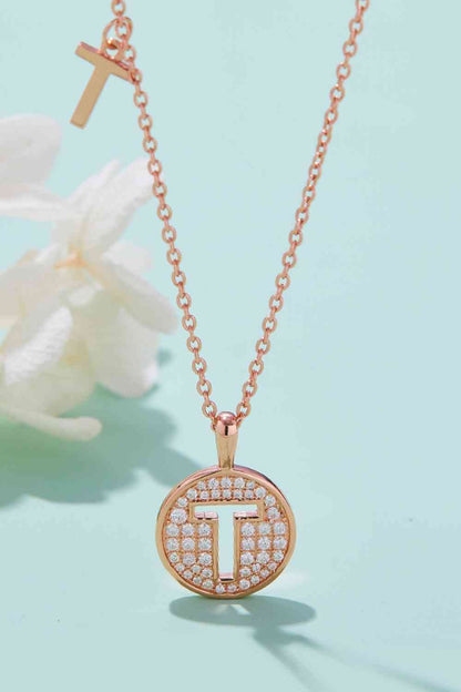 Collier pendentif Moissanite K à T adoré