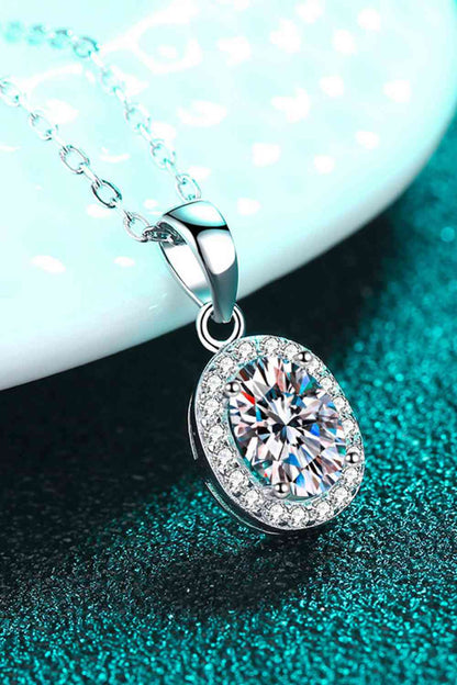 Collier avec pendentif en moissanite Be The One de 1 carat