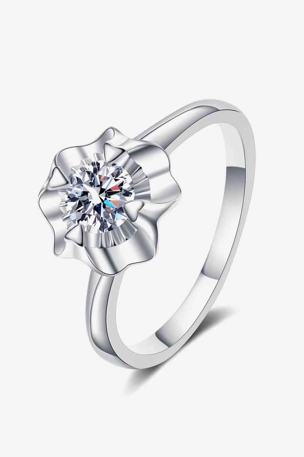 La vie est si belle bague moissanite