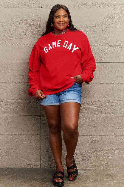 Sudadera con gráfico GAME DAY de tamaño completo de Simply Love