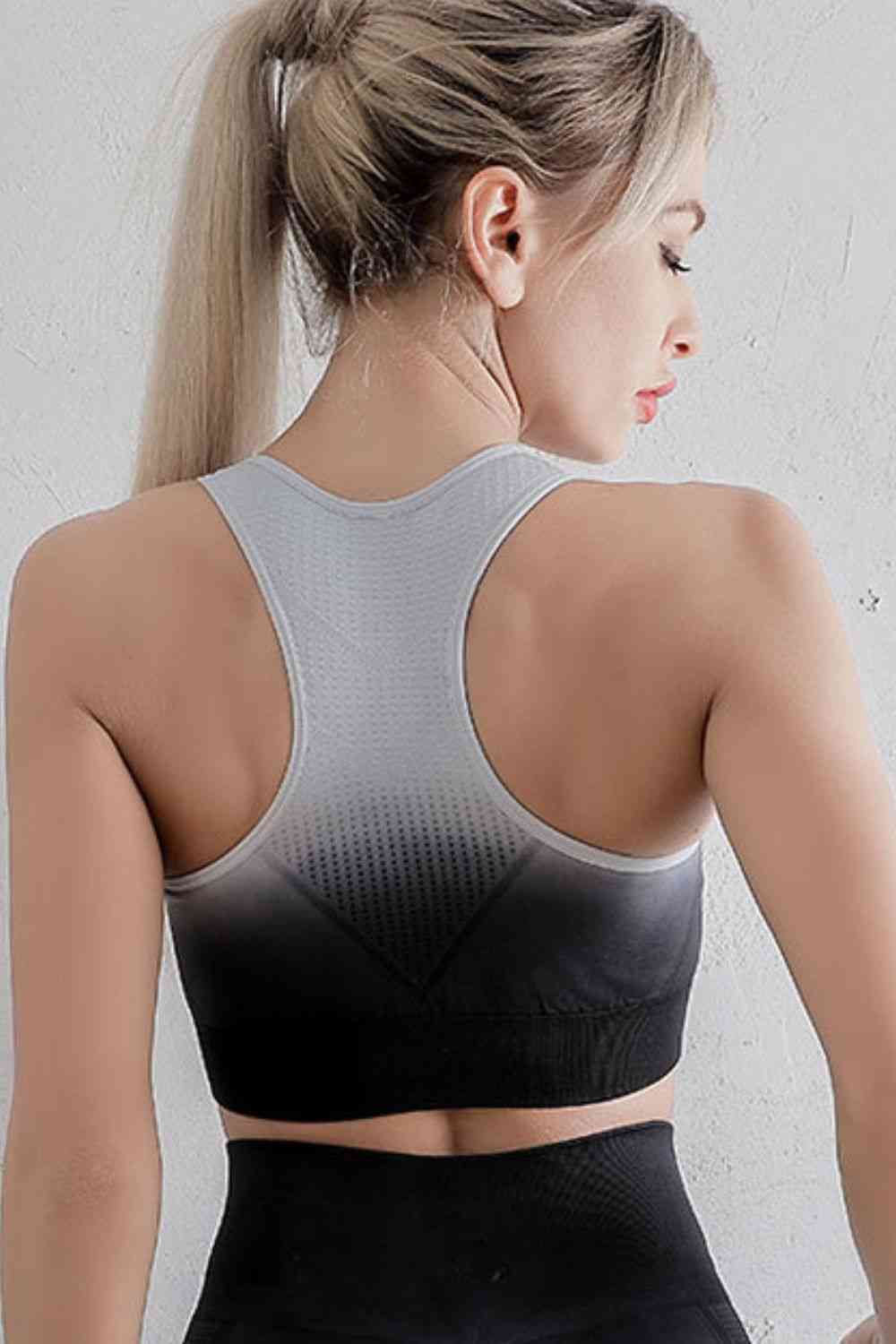 Soutien-gorge de sport dégradé à dos nageur