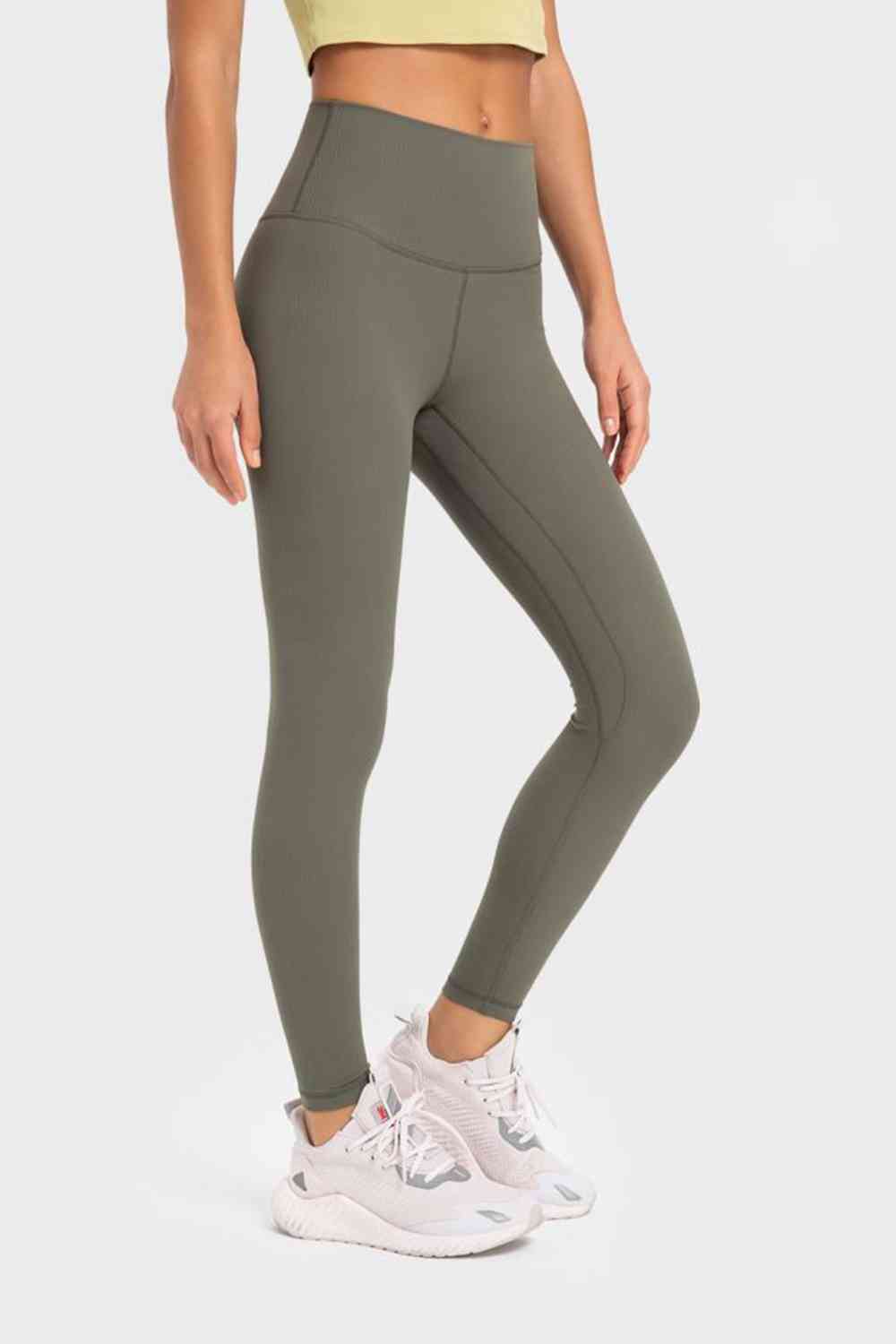 Legging de yoga à large ceinture très extensible