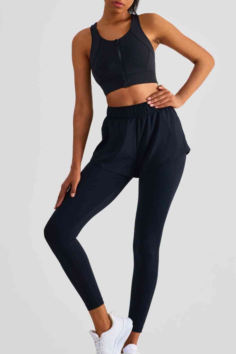 Leggings de sport à taille élastique