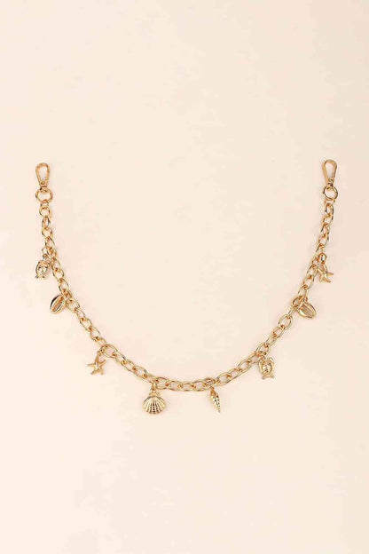 Sea Element Charm Iron Chain Belt