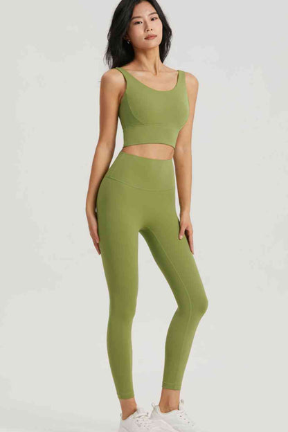 Legging de sport à large ceinture