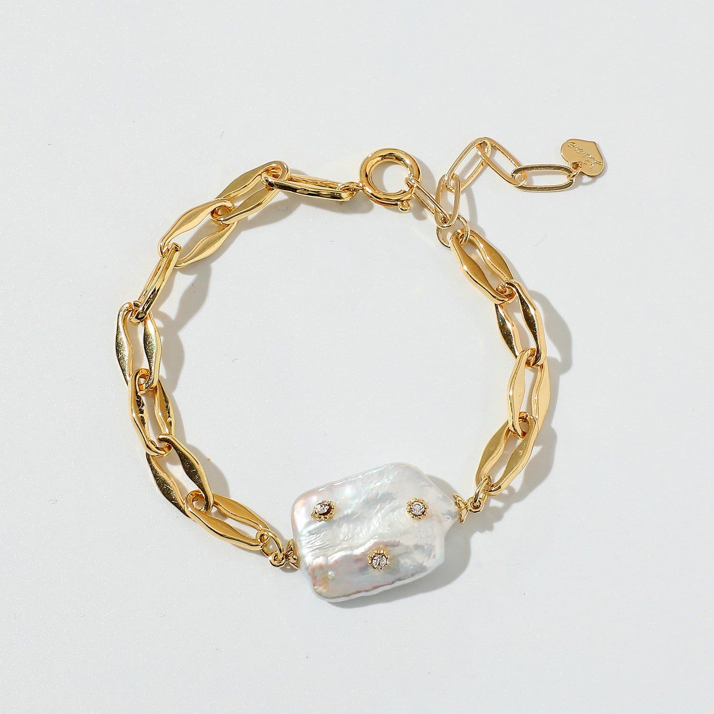 Pulsera chapada en oro 