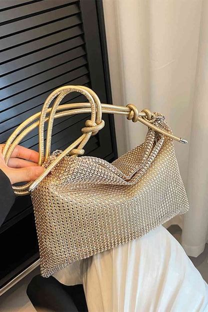 Sac à bandoulière en PVC pailleté