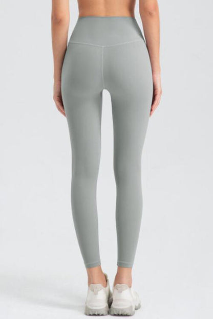 Leggings activos de corte slim con cinturilla ancha