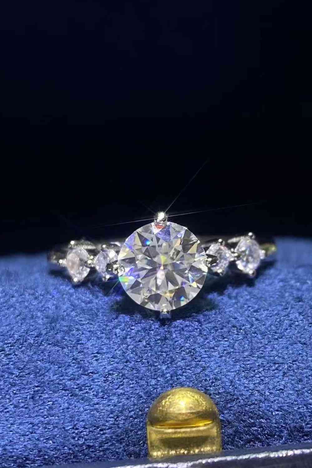 Quelque chose à voir Bague Moissanite 1 Carat