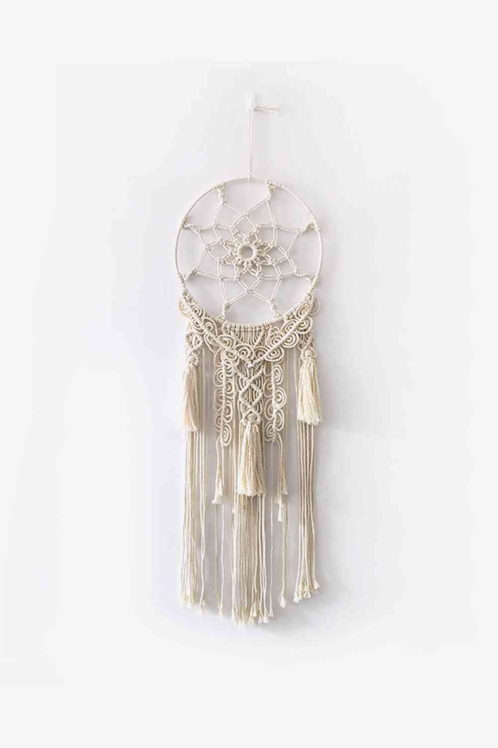 Macrame Fringe Wall Hanging Decor