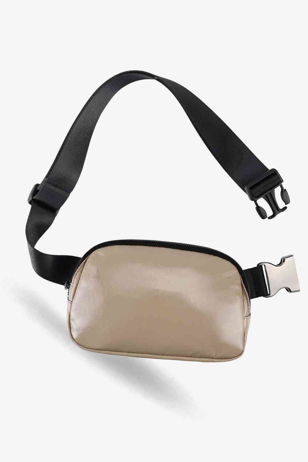 Bolso bandolera con correa ajustable de cuero PU