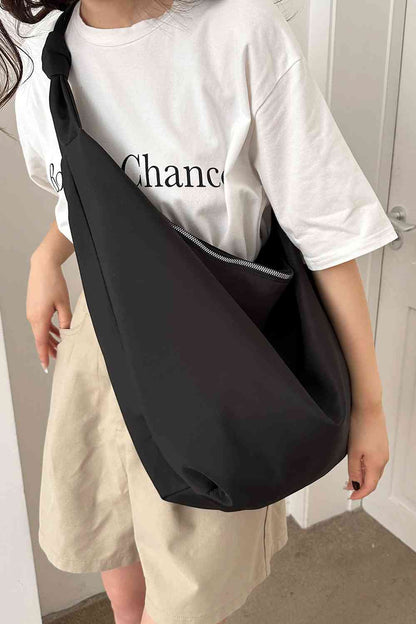 Oversize Nylon Crossbody Bag