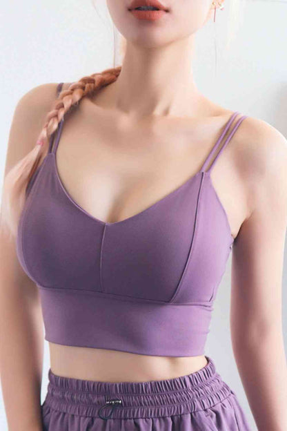 Soutien-gorge de sport à double bretelle