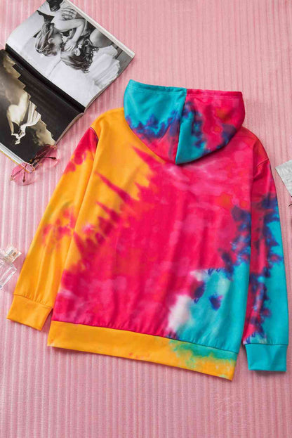 Sweat à capuche Tie-Dye PAS AUJOURD’HUI SATAN