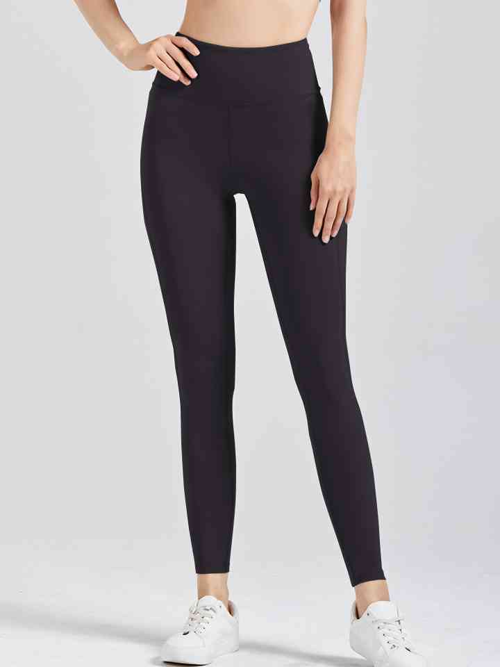 Leggings activos con cintura ancha