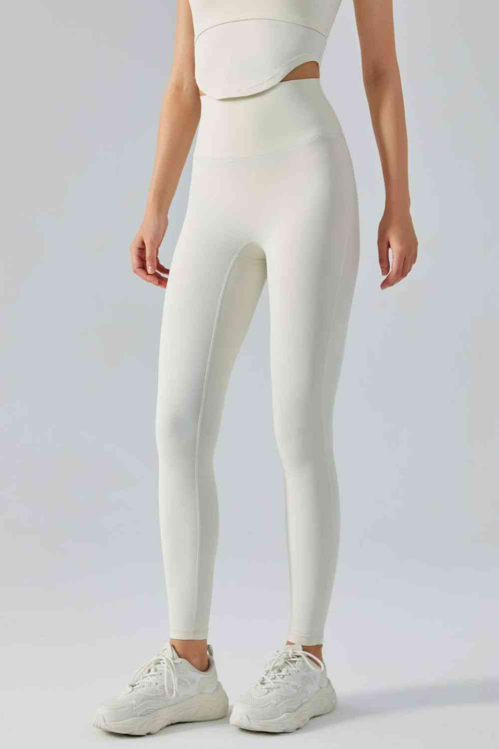 Leggings activos con cintura ancha