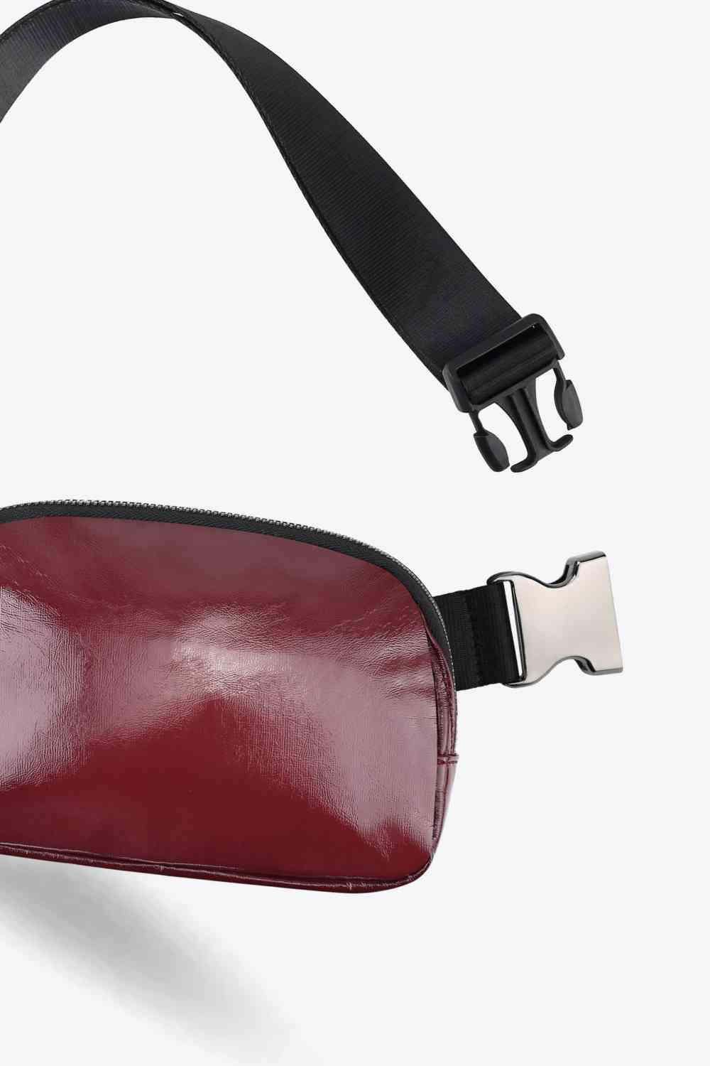 Bolso bandolera con correa ajustable de cuero PU